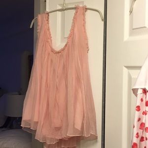 Gucci Pink Chiffon Blouse Vintage